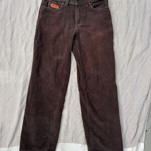 Empyre Youth Size 25 Corduroy Pants Brown, Skater Grunge, Y2K Fit